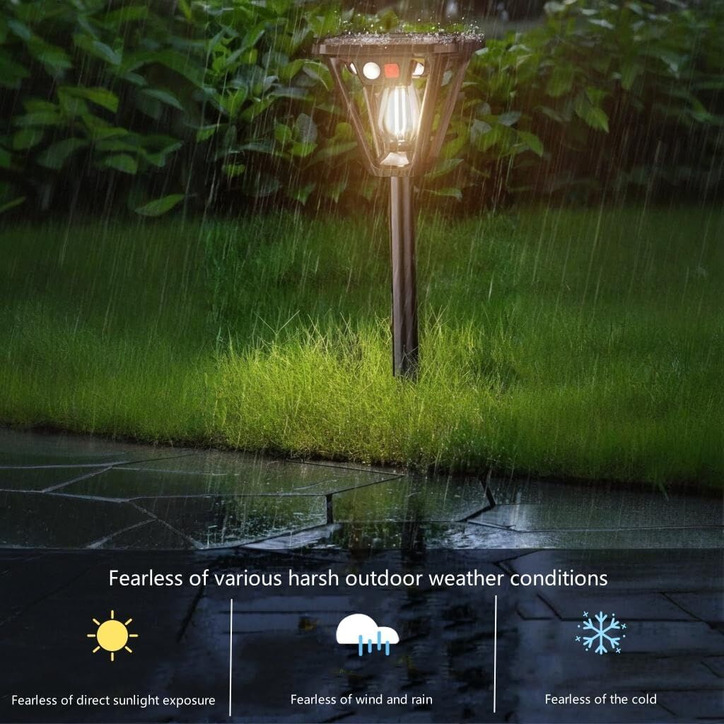 Solar Motion Sensor Wall Lights | 3-Mode Dusk-to-Dawn Waterproof (2-Pack)