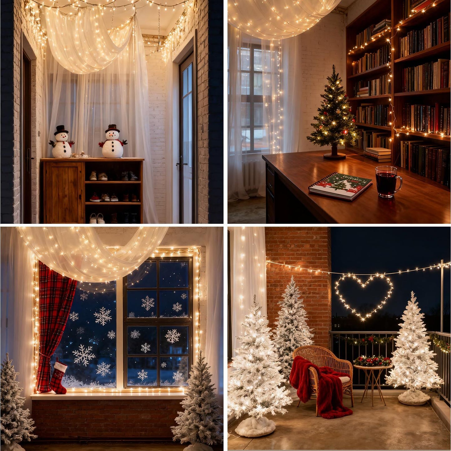 900 LED Fairy String Lights Warm White | 30m USB Black Wire IP44 Waterproof 8-Mode Remote