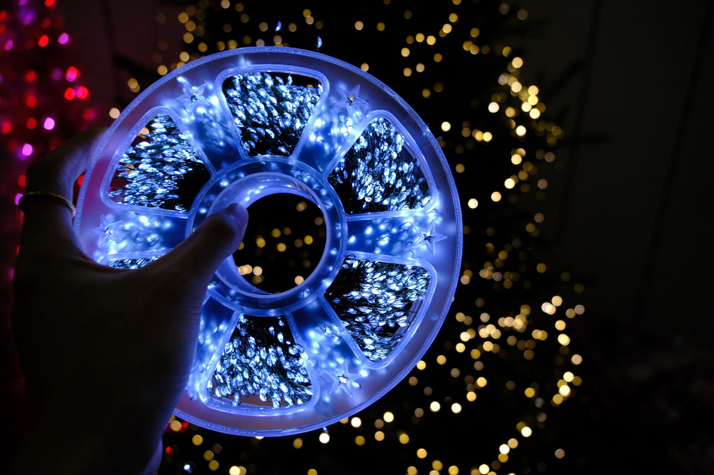 900 LED Fairy String Lights Cool White | 30m USB Green Wire IP44 Waterproof 8-Mode Remote