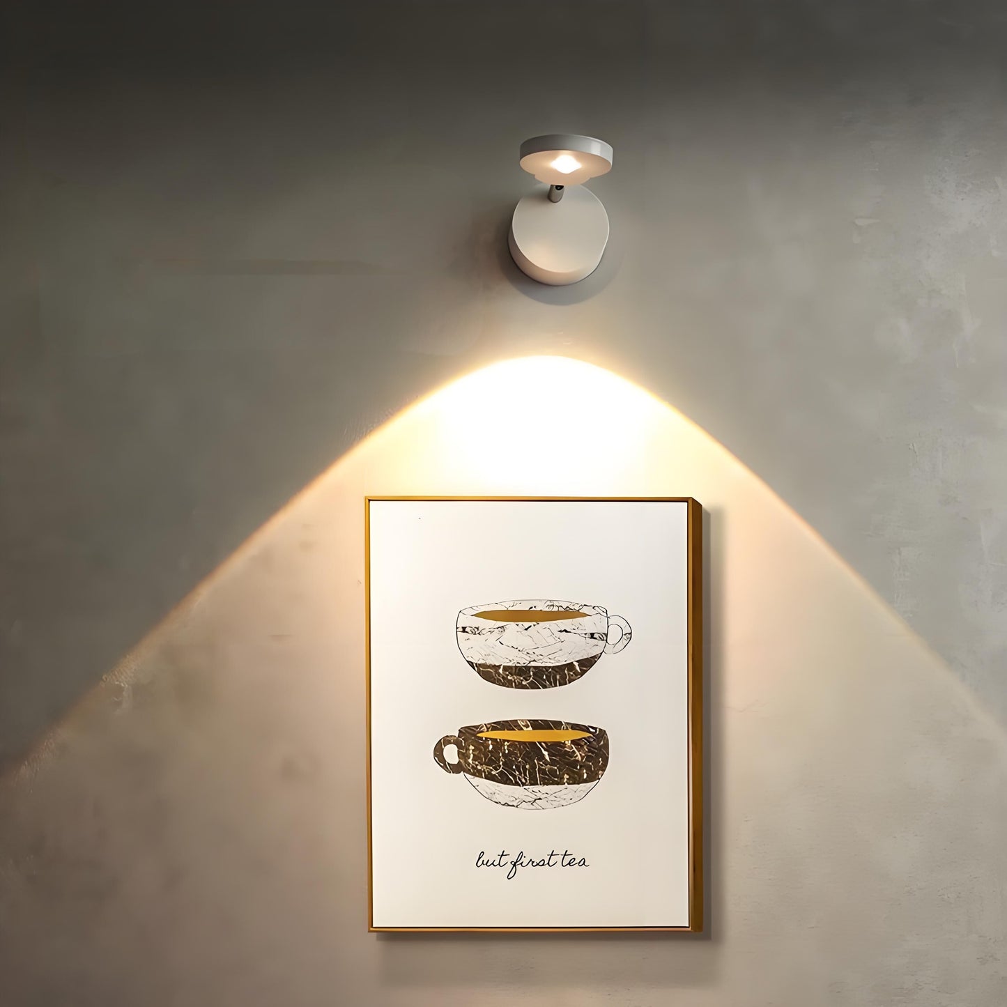 Wireless Smart LED Wall Light | Rechargeable Motion-Sensor with Remote (No-Drill Mount)