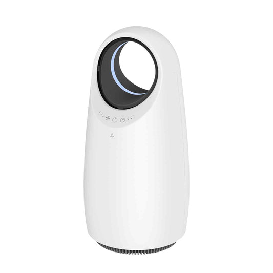 Smart HEPA Air Purifier | MyGenie Eco Flow Wi-Fi (Ultra-Quiet White)
