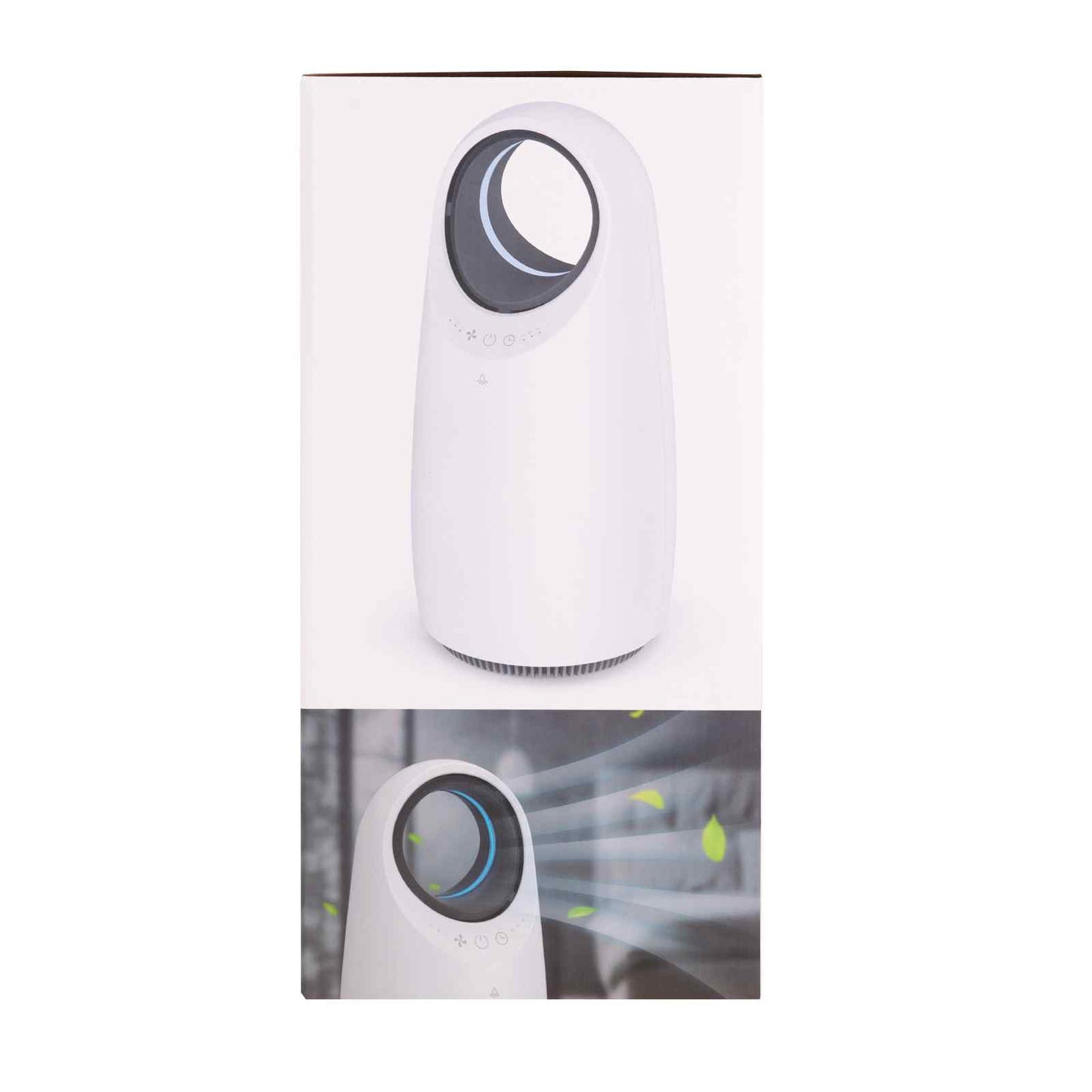 Smart HEPA Air Purifier | MyGenie Eco Flow Wi-Fi (Ultra-Quiet White)