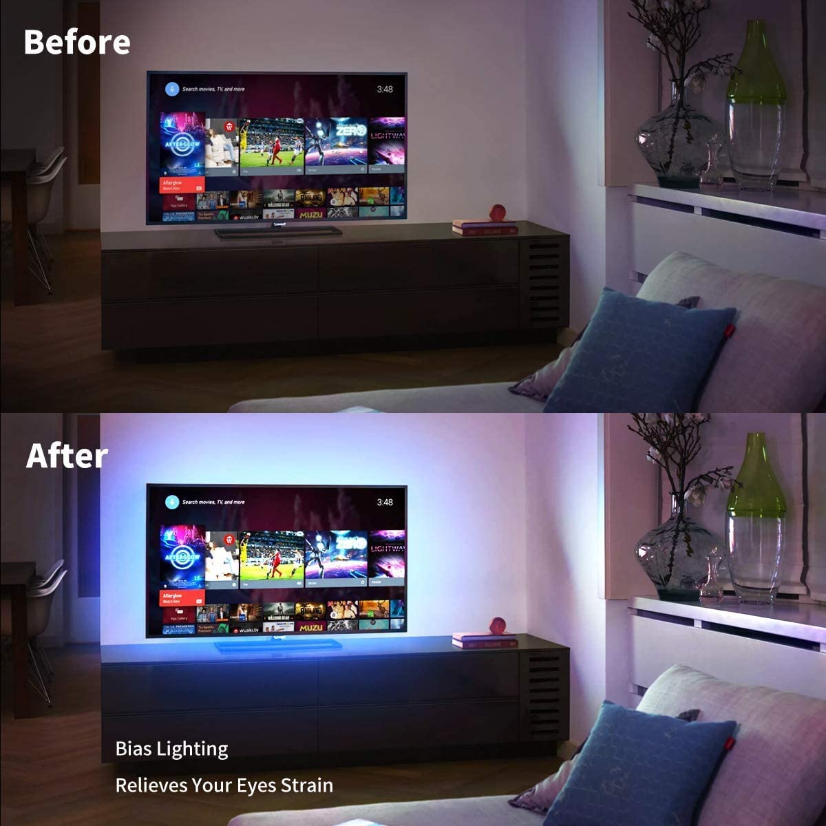 Smart 3M LED Strip Light | TV, Gaming & PC Backlight with App & Remote Control