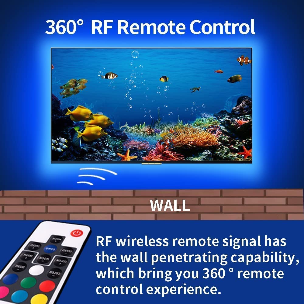 Smart 3M LED Strip Light | TV, Gaming & PC Backlight with App & Remote Control