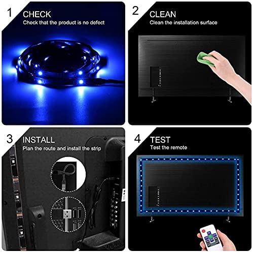 Smart 3M LED Strip Light | TV, Gaming & PC Backlight with App & Remote Control