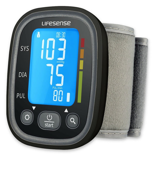Automatic Digital Wrist Blood Pressure Monitor | Compact Smart BP Reader