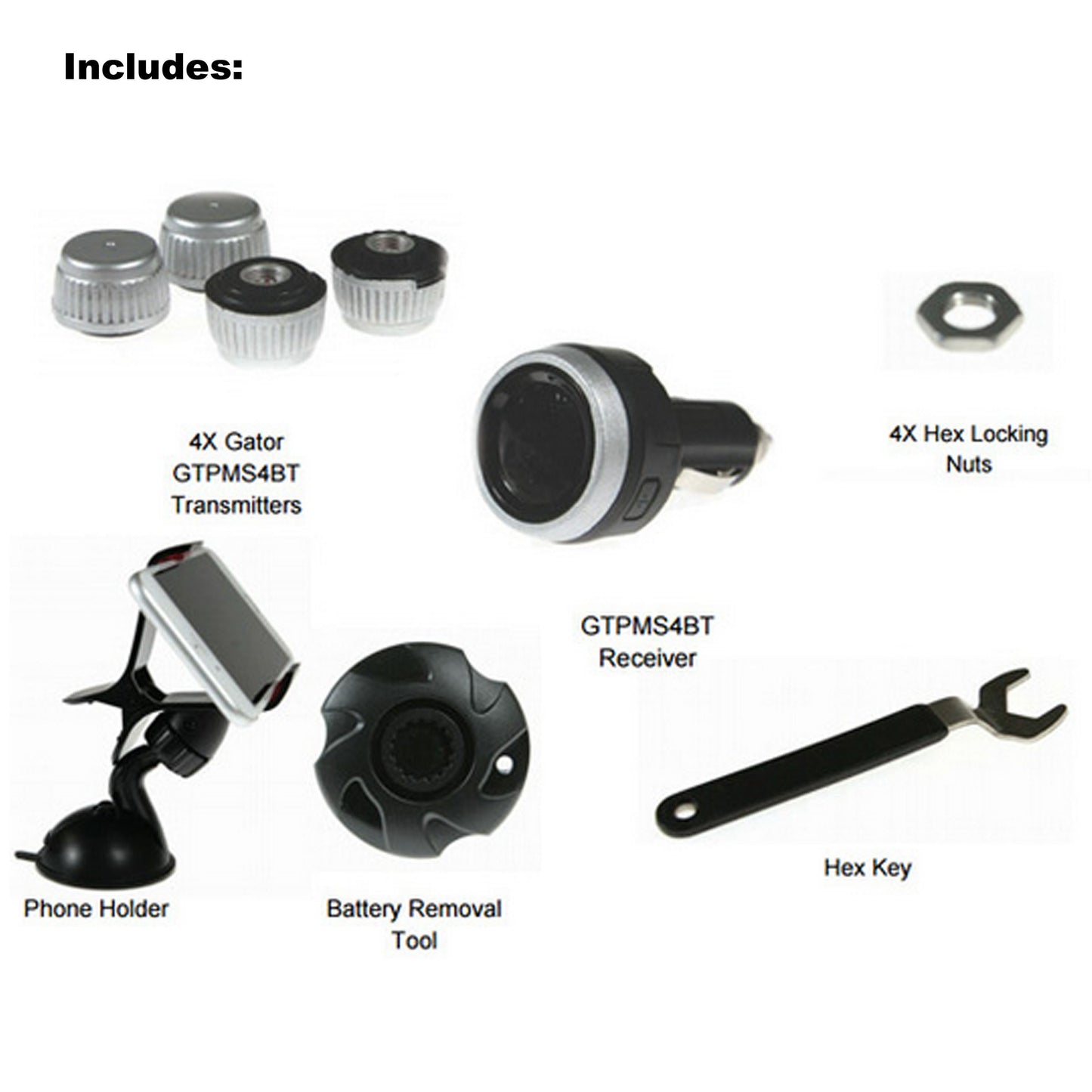 Smart Tyre Pressure Monitor | Bluetooth TPMS for Cars, Vans & Utes