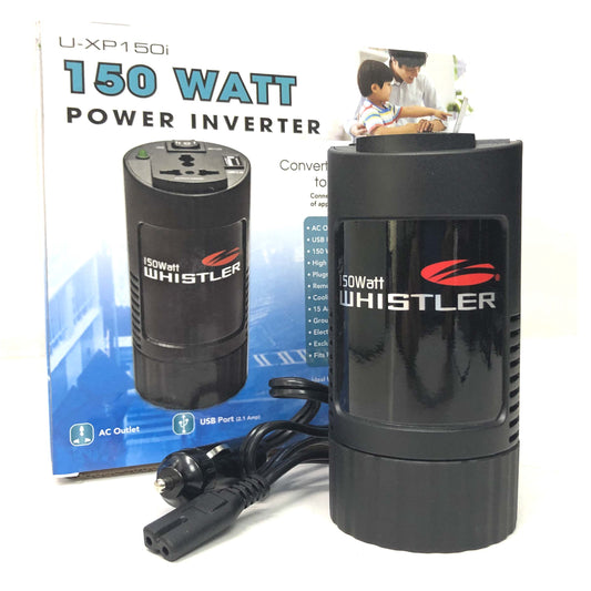 Smart 150W Compact Car Power Inverter | 12V to 230–240V AC (Cup Holder Size)