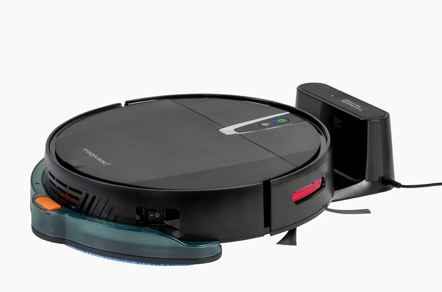 Smart Robot Vacuum & Mop | 3-in-1 HEPA Filter, Wi-Fi & Auto Recharge (Black)