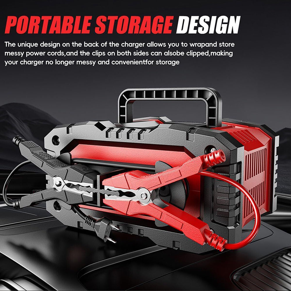 Smart 12V/24V 20A Car Battery Charger | Lead Acid, AGM, GEL, LiFePO4, Lithium