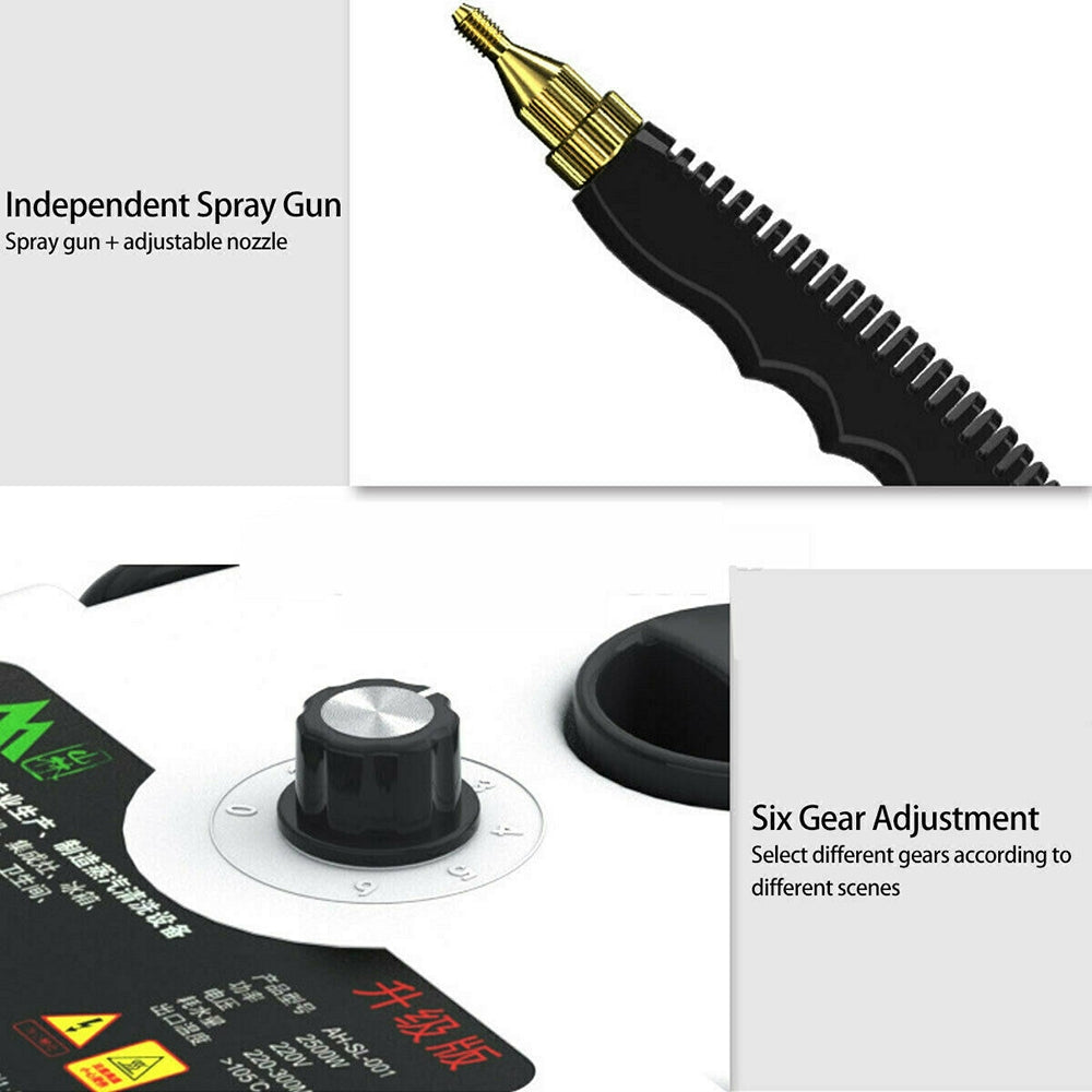 Smart High-Pressure Steam Cleaner | 3200W Multipurpose Cleaning Machine (White)