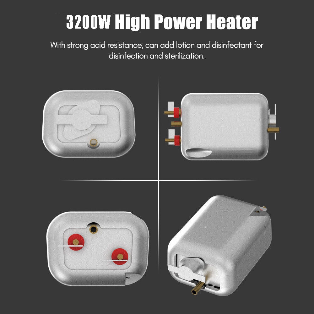 Smart High-Pressure Steam Cleaner | 3200W Multipurpose Cleaning Machine (White)