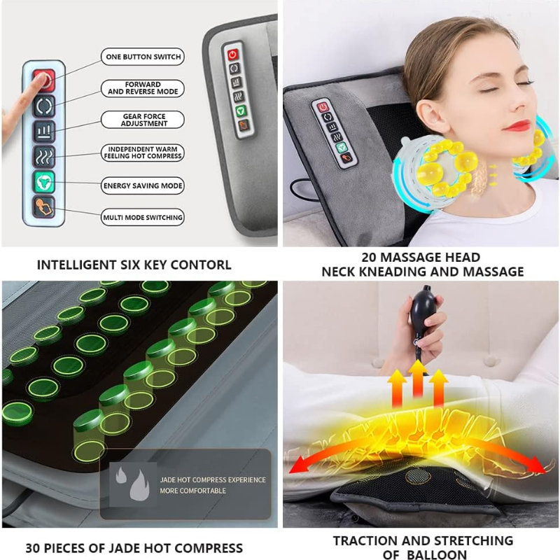 Smart Full Body Massage Mat with Heat | 10-Motor Vibrating Mattress