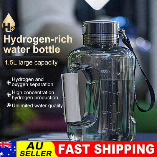 Smart Hydrogen Water Bottle | 1.5L Portable Hydrogen Generator