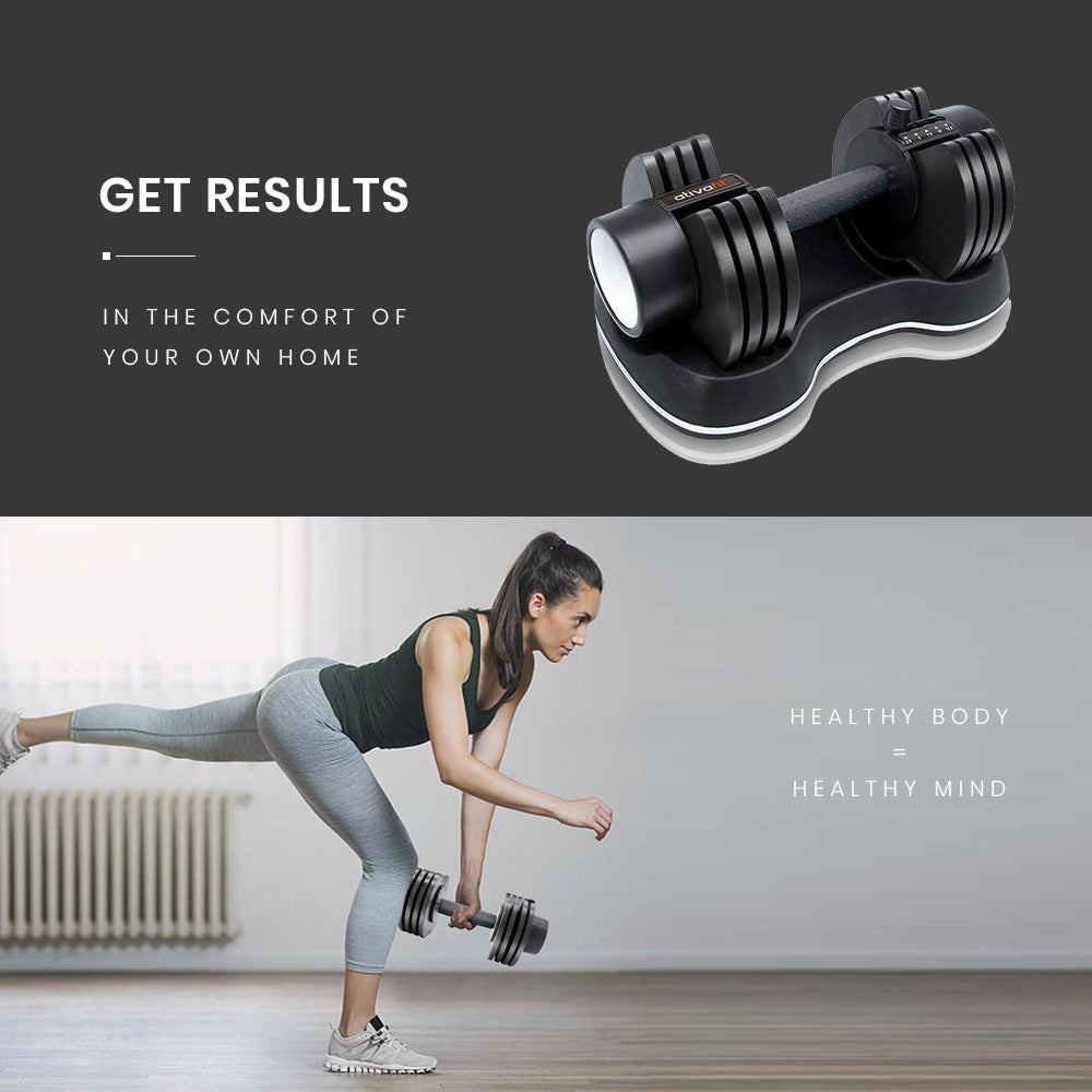 ATIVAFIT 12.5kg Adjustable Weight Dumbbell