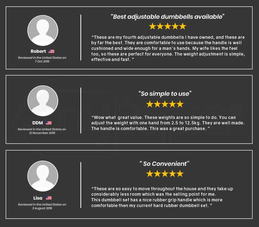 ATIVAFIT 2× Adjustable Dumbbell Set 12.5kg Each