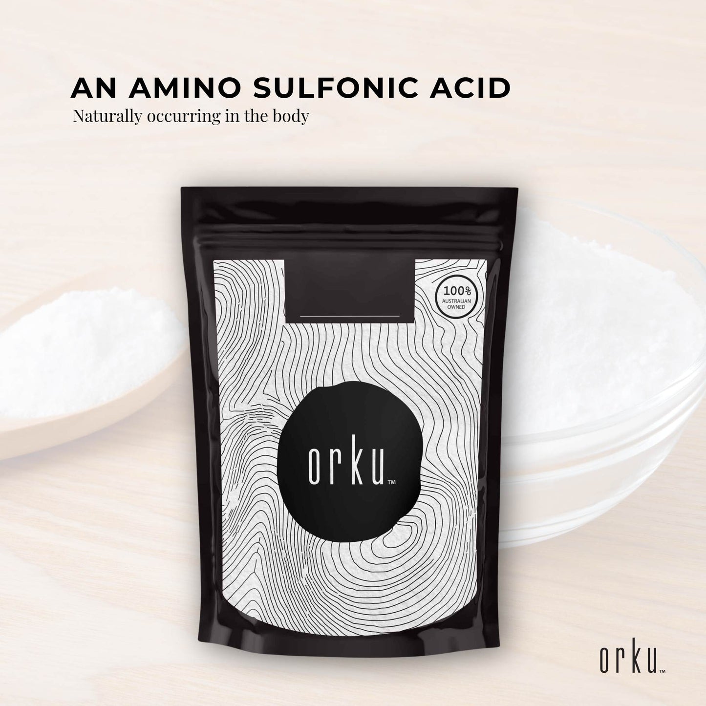 Pure L-Taurine Powder | Pharmaceutical & Food Grade Amino Acid (2kg)