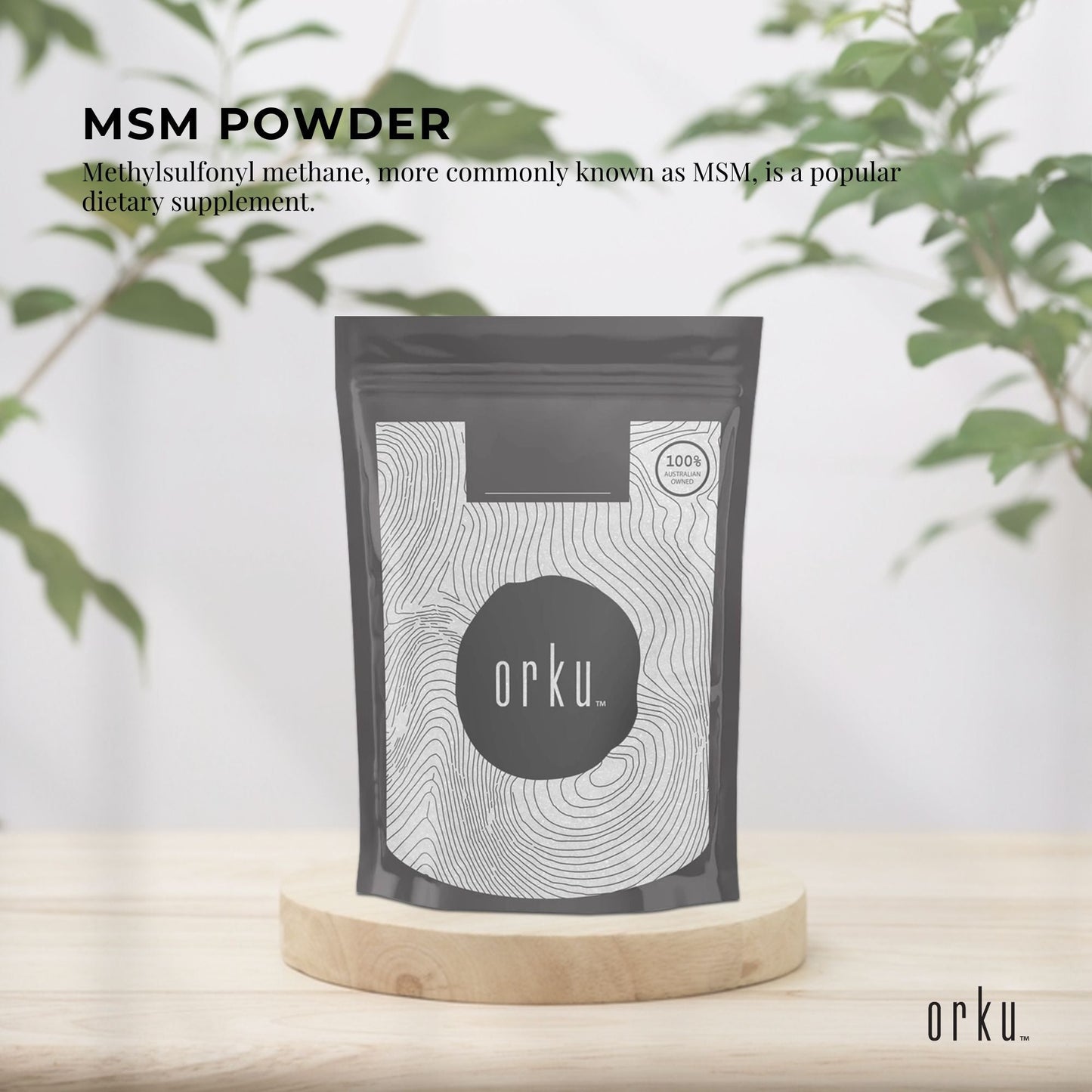 MSM Powder 400g | 99% Pure Methylsulfonylmethane