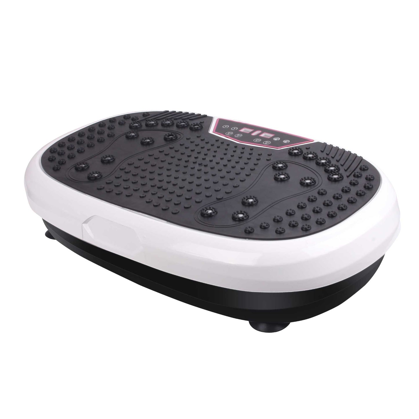 Smart Mini Vibration Platform | 99-Level Magnet Therapy Exercise Plate (White)