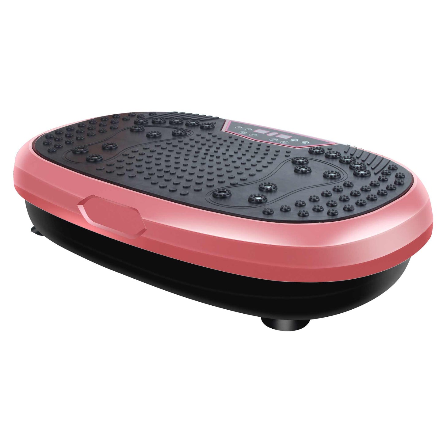 Smart Mini Vibration Platform | 99-Level Magnet Therapy Exercise Plate (Pink)