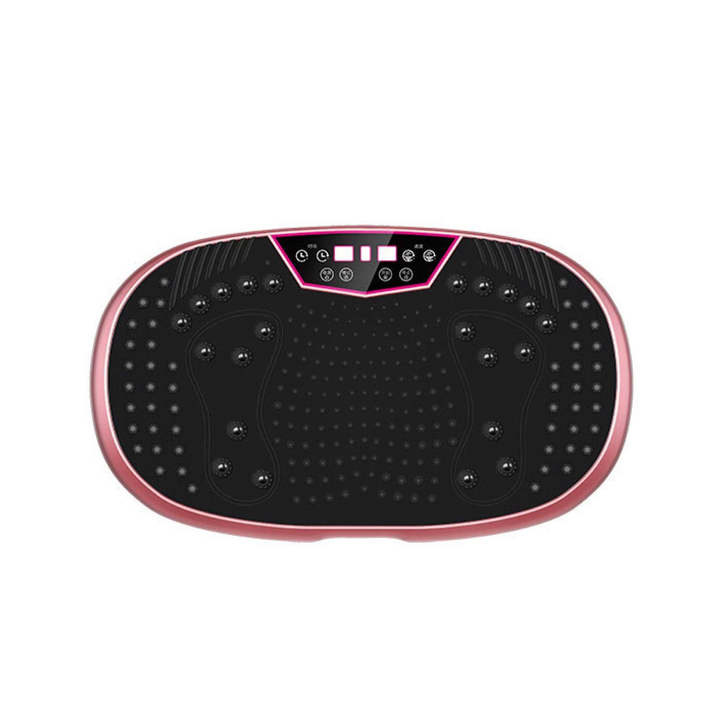 Smart Mini Vibration Platform | 99-Level Magnet Therapy Exercise Plate (Pink)