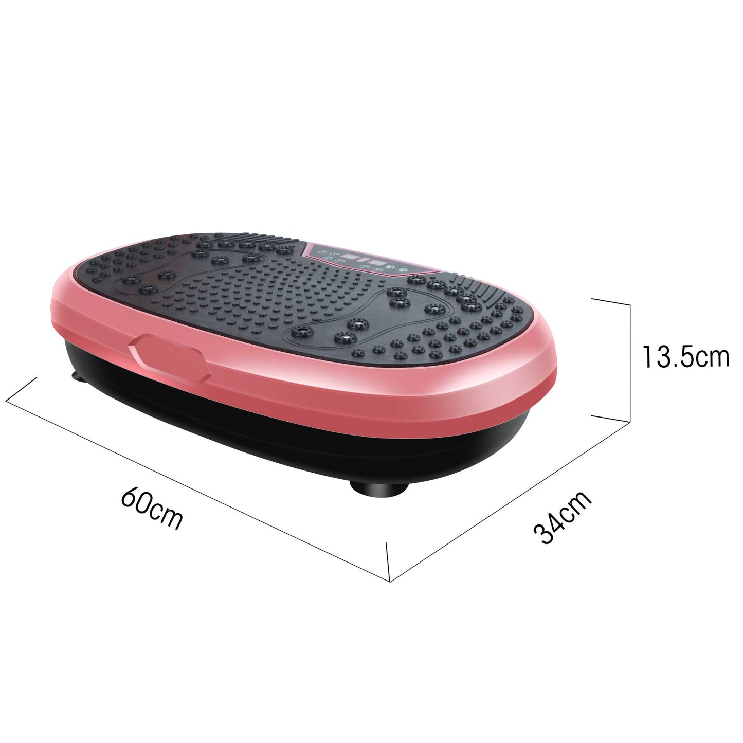 Smart Mini Vibration Platform | 99-Level Magnet Therapy Exercise Plate (Pink)