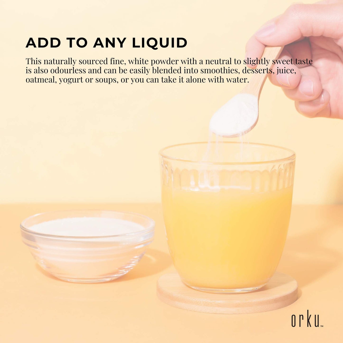 Orku Inulin Powder | Chicory Root Prebiotic Fibre (1kg)