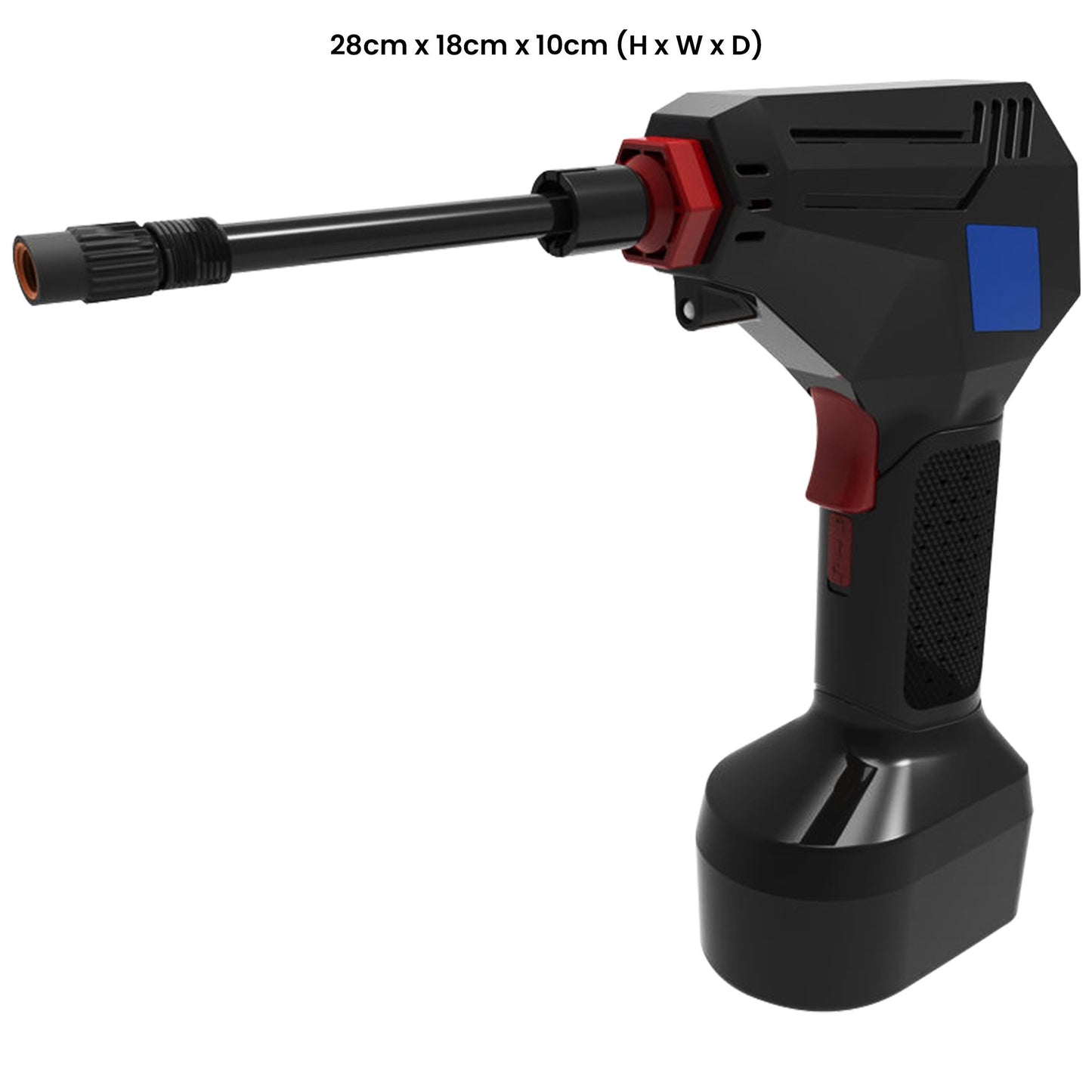 Smart 12V Portable Tyre Pump | Digital Gauge Air Compressor with LED Light