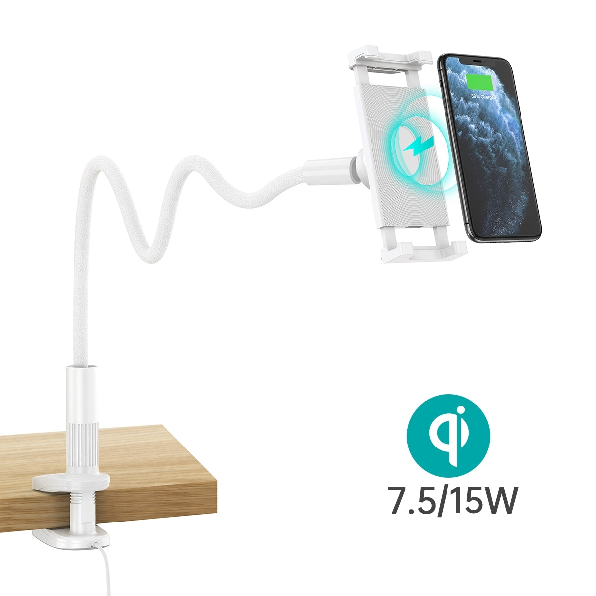 Smart 2-in-1 15W Wireless Charging Phone Mount | CHOETECH T584-F