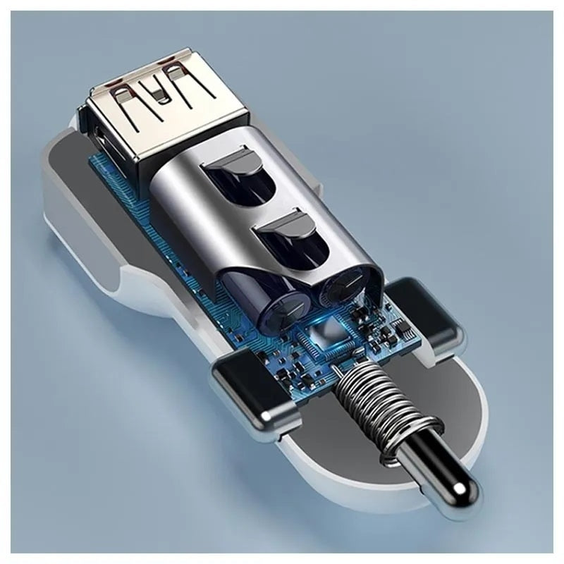 Smart 8-Port Fast Car Charger with LED Display | A9S+ PD20W + QC3.0