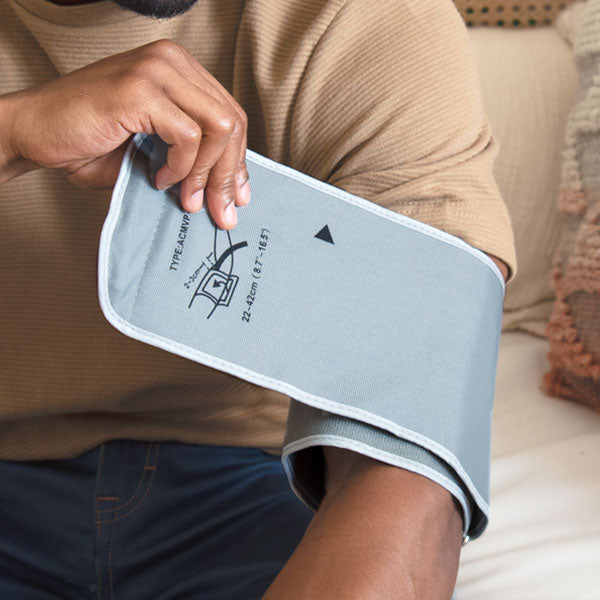 Smart Blood Pressure Monitor | Etekcity Rechargeable Digital Arm Cuff (White)