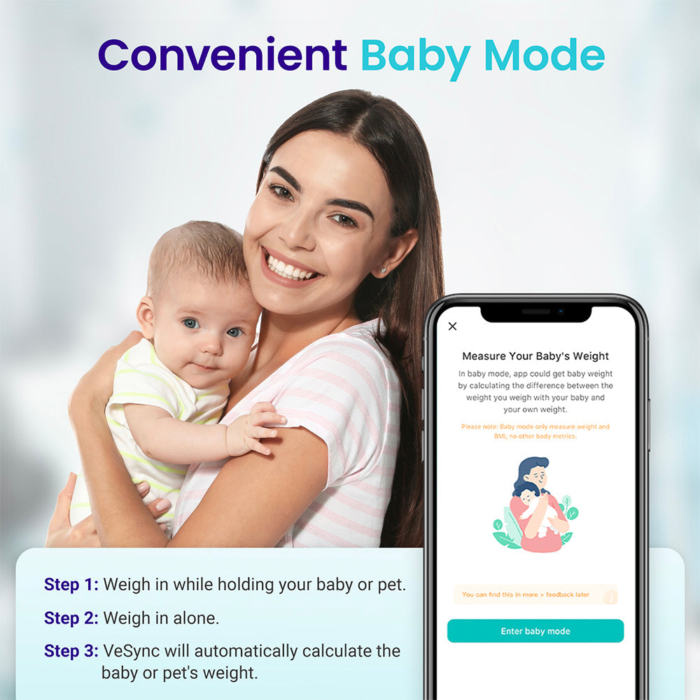 Smart Scale | Etekcity Bluetooth Body Weight Scale with App Sync (Black)