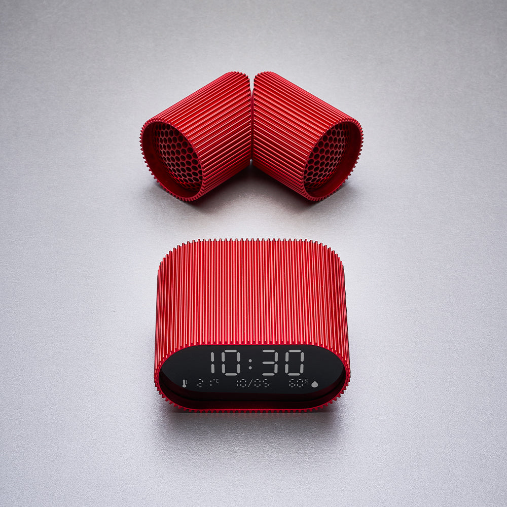 Lexon Ray Magnetic Bluetooth Speaker Set | Red