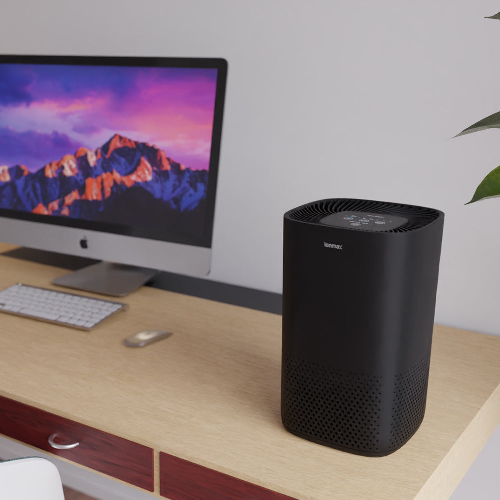 Smart UV HEPA Air Purifier | Ionmax Selah ION360 (Compact Matte Black)