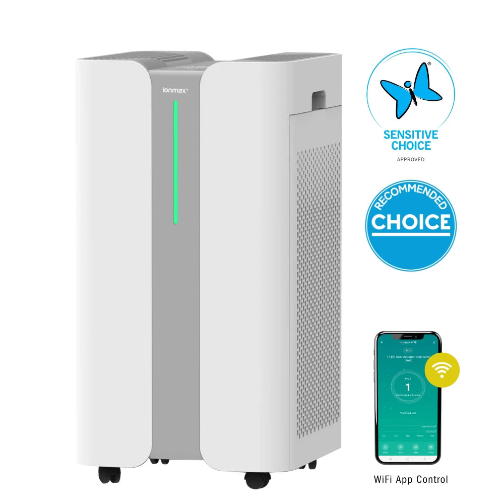 Smart HEPA Air Purifier | Ionmax+ Aire 900 m³/h CADR (Wi-Fi Control)