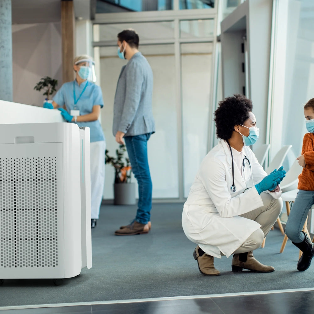 Smart HEPA Air Purifier | Ionmax+ Aire 900 m³/h CADR (Wi-Fi Control)