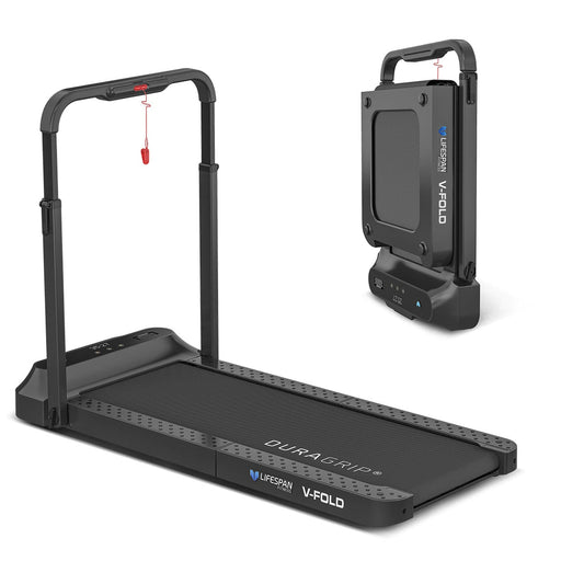 Lifespan Fitness V-FOLD Treadmill | SmartStride Foldable Walking & Running Pad