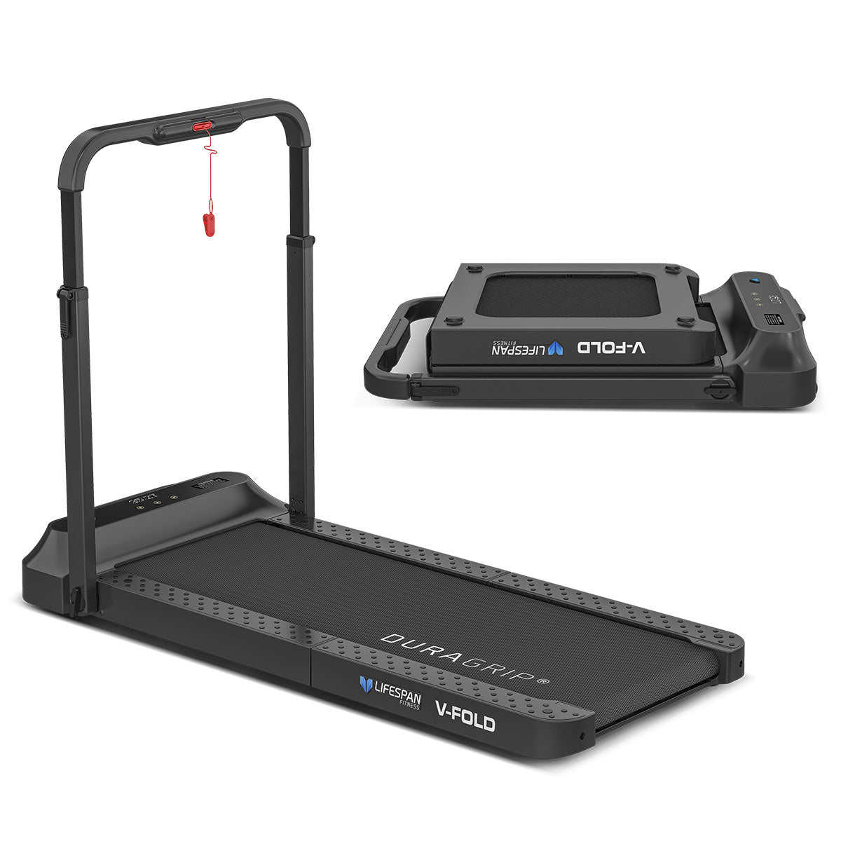 Lifespan Fitness V-FOLD Treadmill | SmartStride Foldable Walking & Running Pad