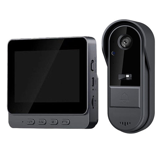 Smart Wireless Video Doorbell | 4.3" Indoor Screen & Night Vision