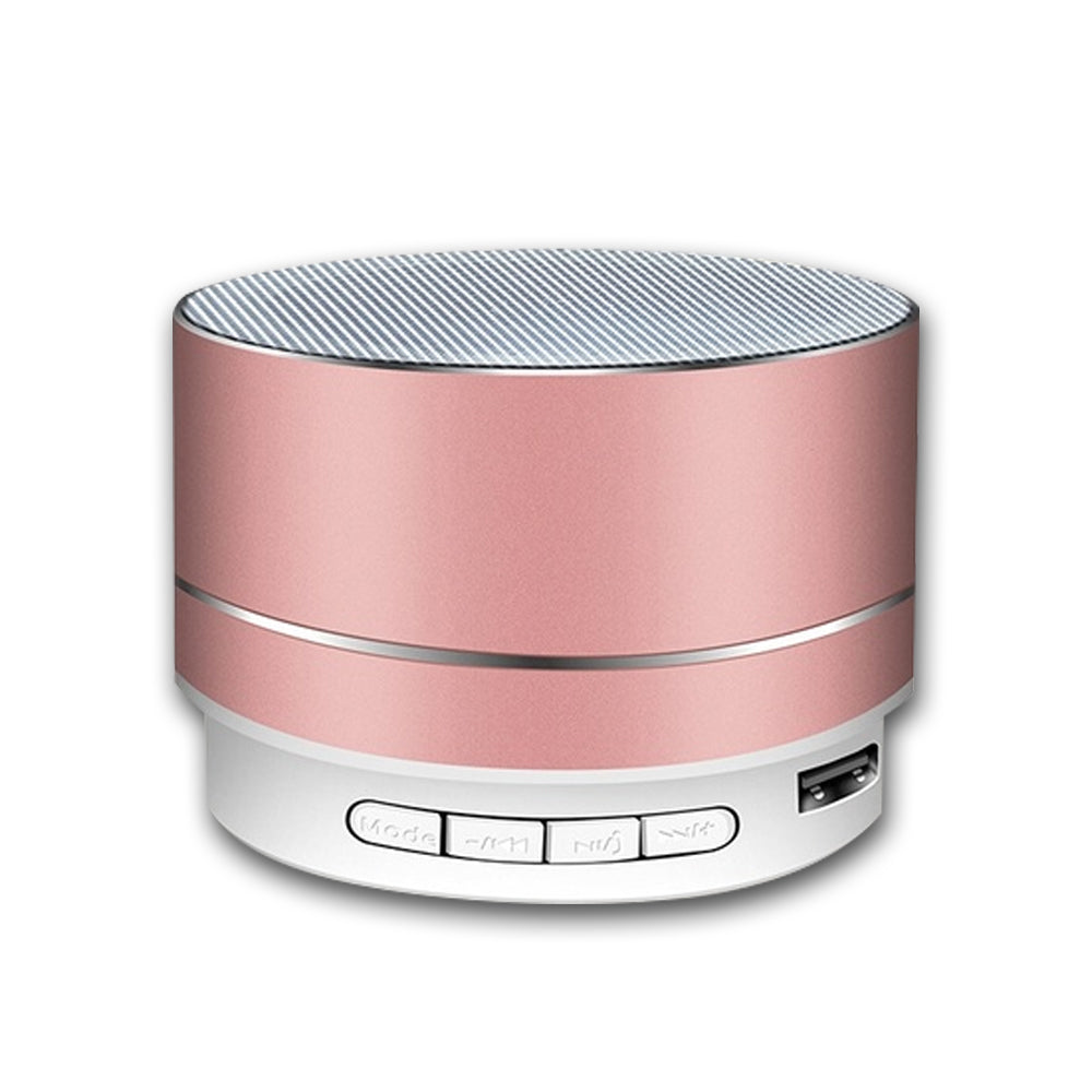 Portable Wireless Bluetooth Speaker – Mini Stereo Rechargeable (Pink)