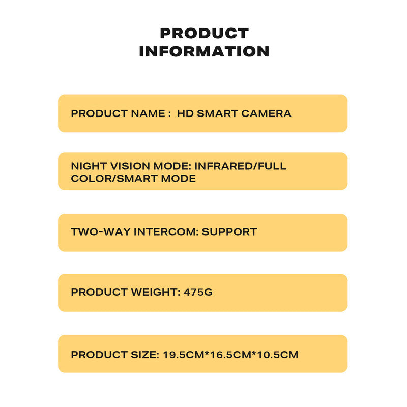 1080P Full HD Wireless WiFi LED Bulb Security Camera | 355° Pan-Tilt with Night Vision