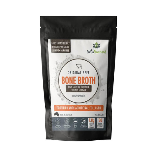Beef Bone Broth Powder | Premium Grass-Fed AU/NZ (90g)