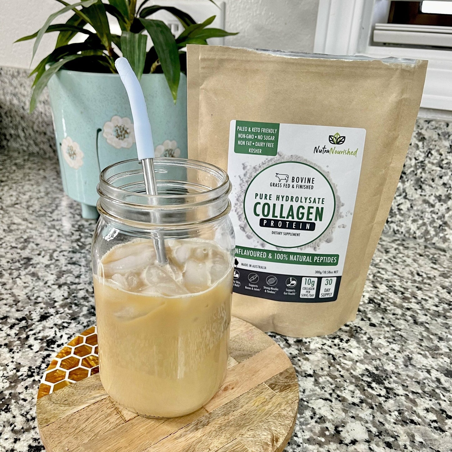 Collagen Powder | Tasteless & Unflavoured 300g (Bovine Hydrolysed Peptides)