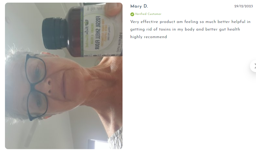 Fossil Shell Flour Capsules 120 | Food-Grade Diatomaceous Earth (Vegan)