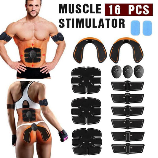 Smart EMS Muscle Stimulator Training Gear | Abs & Hip Trainer Set