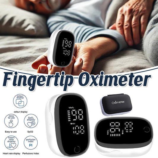 Professional Finger Pulse Oximeter | Oxygen Saturation & Heart Rate Monitor