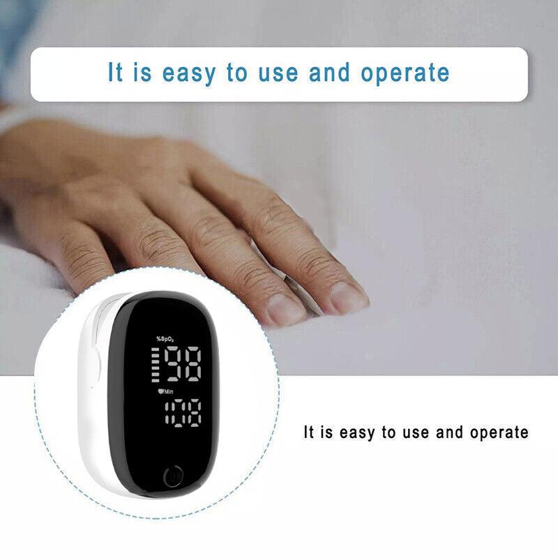 Professional Finger Pulse Oximeter | Oxygen Saturation & Heart Rate Monitor
