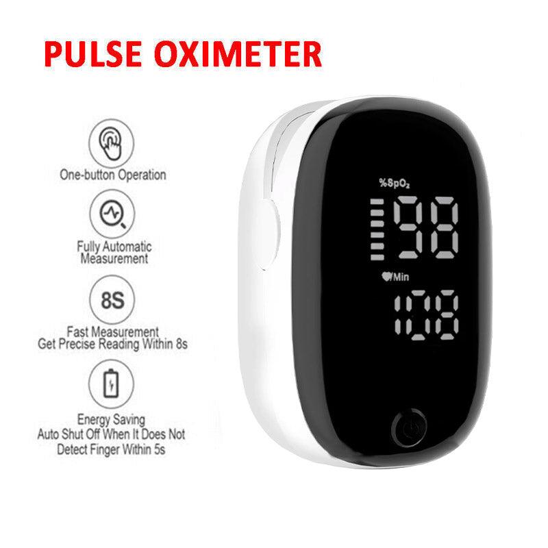 Professional Finger Pulse Oximeter | Oxygen Saturation & Heart Rate Monitor