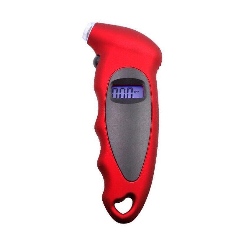 Smart Digital Tyre Pressure Gauge | LCD Backlit Car & Motorcycle Tester