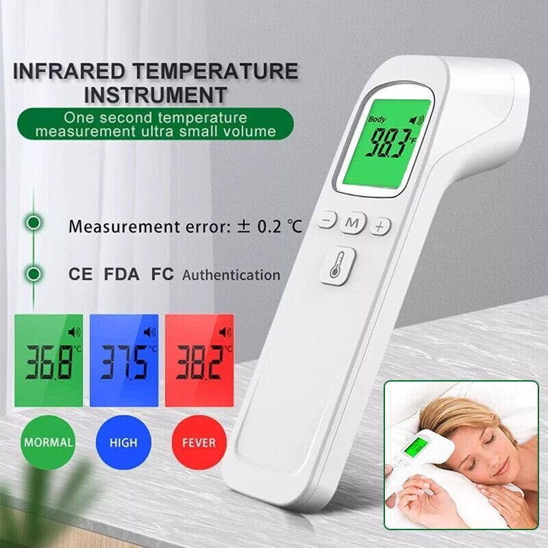 Non-Contact Infrared Digital Forehead Thermometer | Fast Temperature Scanner